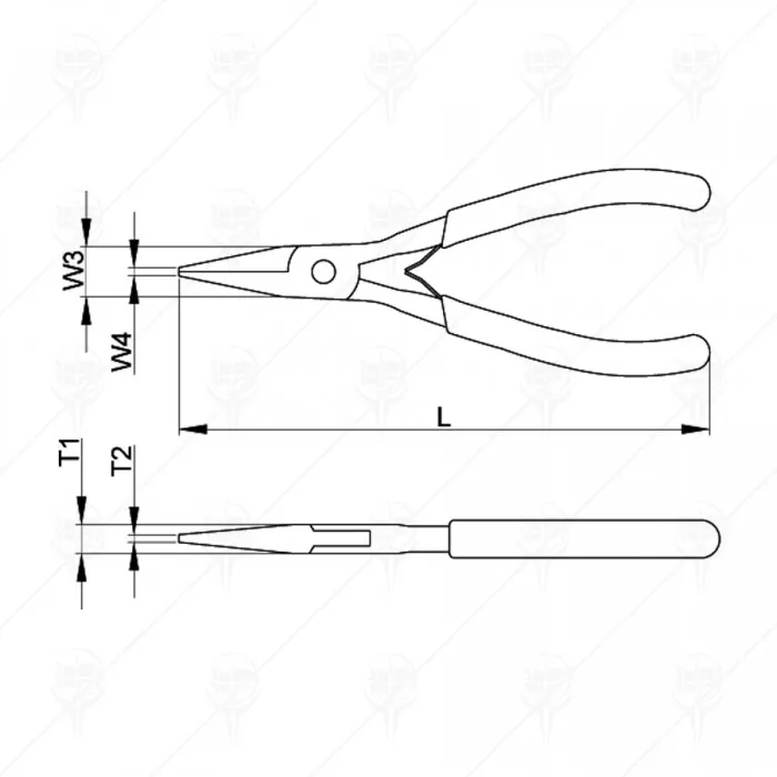 MICRO LONG NOSE PLIERS 120MM CF MICRO LONG NOSE PLIERS 120MM CF