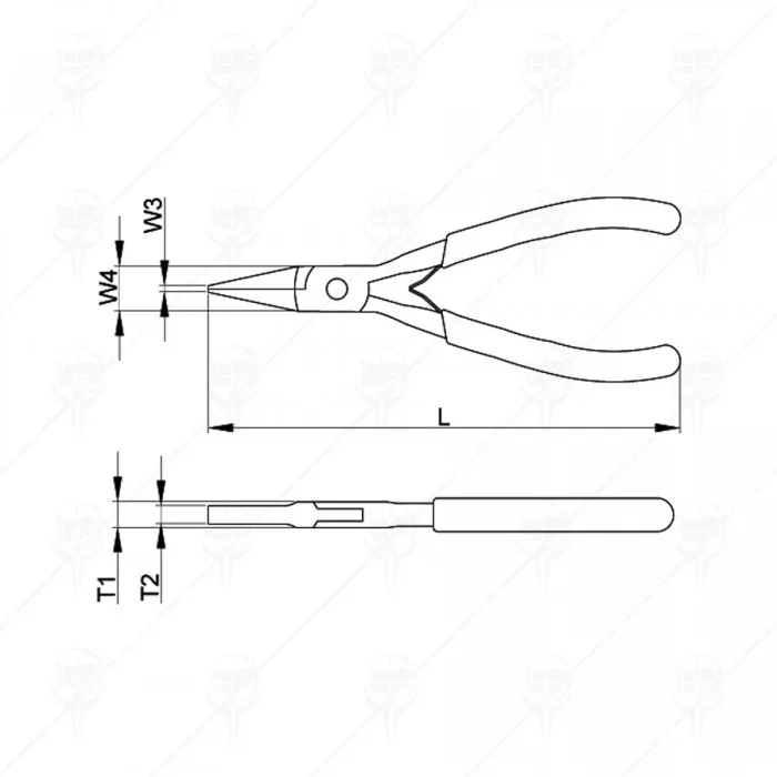 MICRO FLAT NOSE PLIERS 120MM CF MICRO FLAT NOSE PLIERS 120MM CF