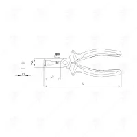 КЛЕЩИ ЗАГОЛВАЧКИ CETA-FORM (Е25-11) 160ММ