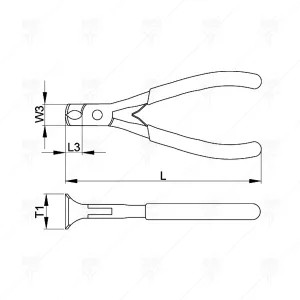КЛЕЩИ ЧЕЛНО РЕЖЕЩИ CETA-FORM