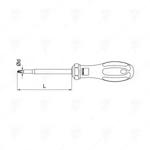 1000V INSULATED SLOTTED SCREWDRIVER