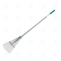 GARDEN RAKE 15 TEETH WITH METAL HANDLE