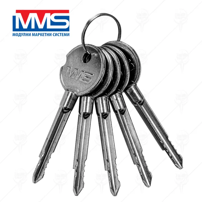 БРАВА КАСОВА ДОПЪЛНИТЕЛНА 156F 5 КЛЮЧА 80Х48ММ