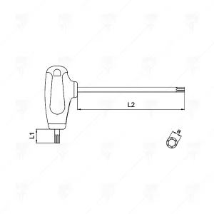 ШЕСТОГРАМ С ОТВОР TORX Т-ОБР C-PLUS CF