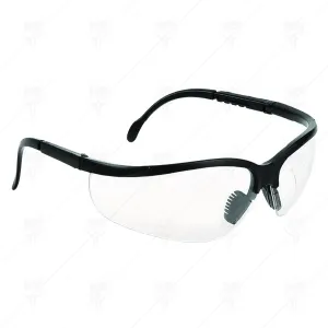 GOGGLES SAFETY WHITE VISION