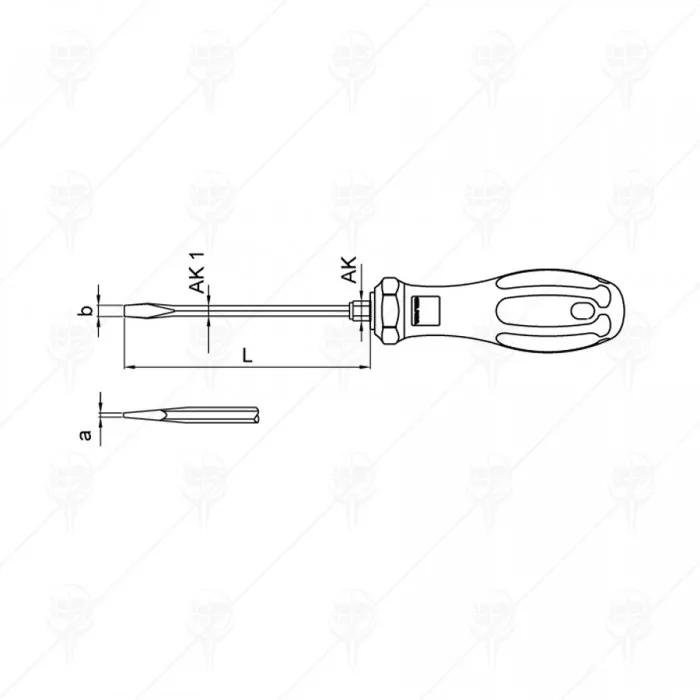 ОТВЕРТКА C+ УСИЛЕНА 6.5X125 ОТВЕРТКА C+ УСИЛЕНА 6.5X125