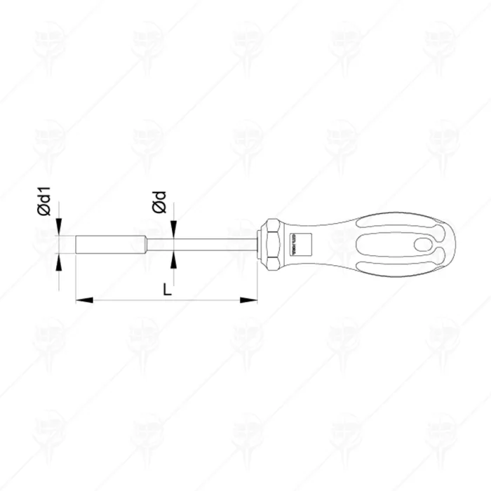 NUT DRIVER 5.0Х125 CF