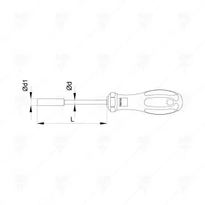 NUT DRIVER 9.0Х125 CF