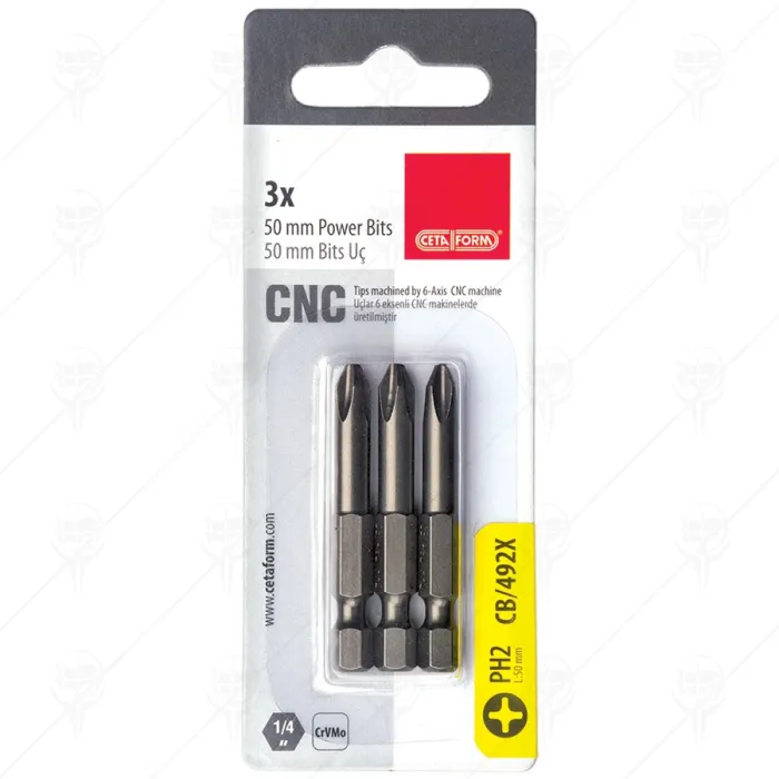 PHILLIPS BIT PH2X50MM 3SET CF