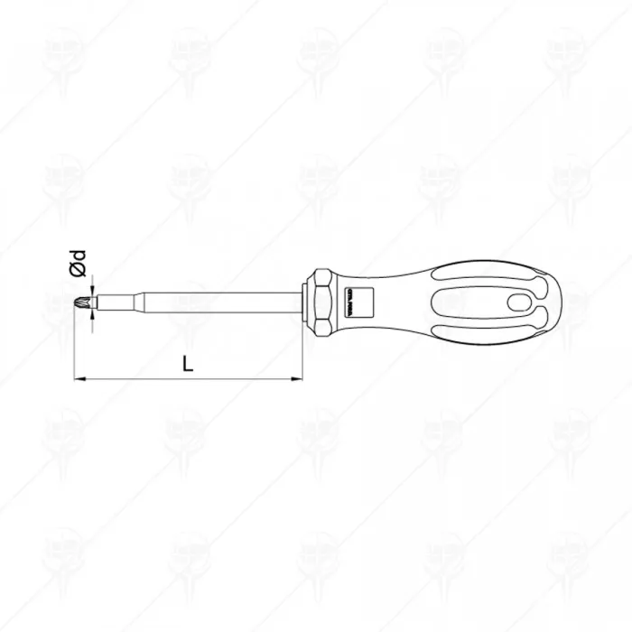 ОТВЕРТКА C+ PZ 1000V CF