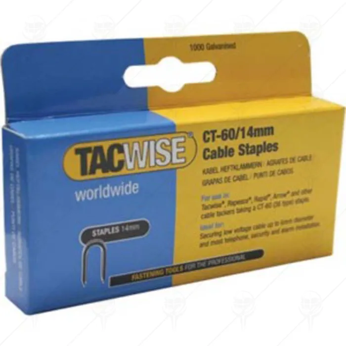 CABLE STAPLES CT60/ 12MM 5X1000 TACWIS