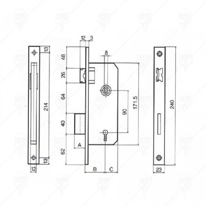 BROASCA SIMPLA RANE 9 CM /62 CM