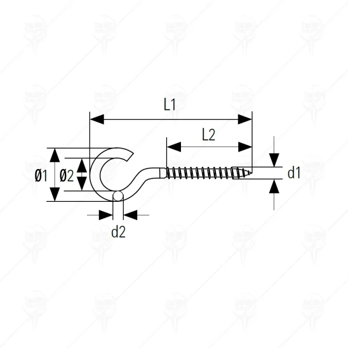 HOOK OPEN /PYTHON/ 16*30 200PCS HOOK OPEN /PYTHON/ 16*30 200PCS