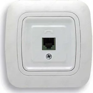 РОЗЕТКА ЗА ТЕЛЕФОН GOKKU БЯЛА