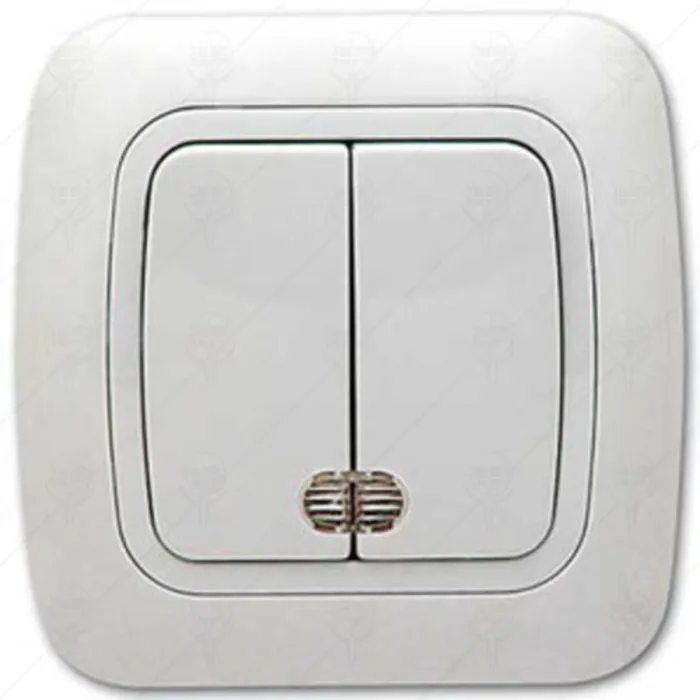 INTRERUPATOR DUBLU SCHEMA 5* CU INDICA