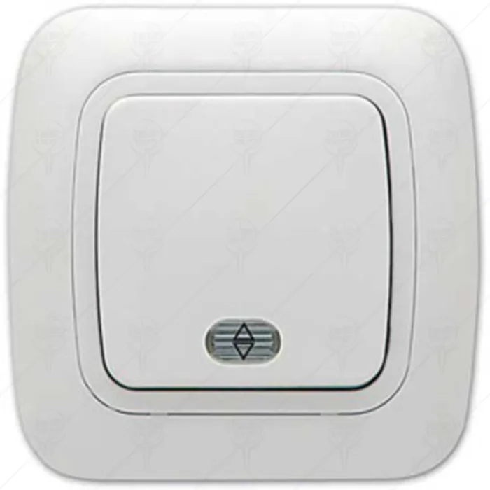 ILLUMINATED TWO WAY SWITCH WHITE GOKKU