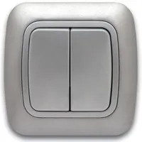 КЛЮЧ ДВОЕН GOKKU СИВ МЕТАЛИК