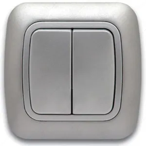 КЛЮЧ ДВОЕН GOKKU СИВ МЕТАЛИК