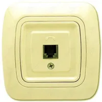 РОЗЕТКА ЗА ТЕЛЕФОН GOKKU КРЕМ