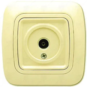 РОЗЕТКА ЗА КОАКСИАЛ GOKKU КРЕМ