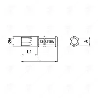 НАКРАЙНИК 25MM CF