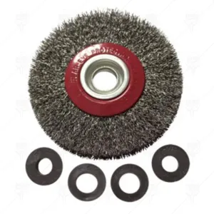 WIRE BRUSH BENCH GRINDER BRASS VERTO