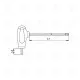 BALLPOINT HEXAGONAL KEY T-HANDLE 10ММ BALLPOINT HEXAGONAL KEY T-HANDLE 10ММ