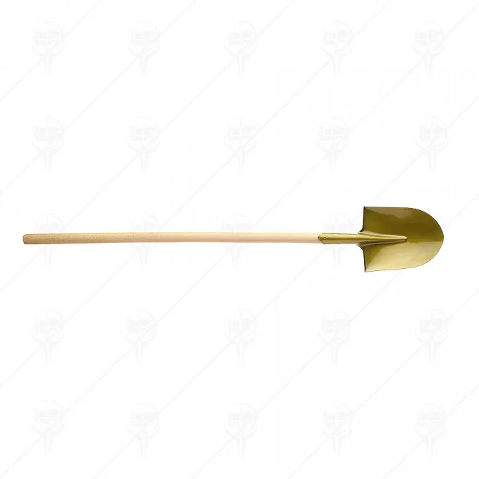 ЛОПАТА КРИВА GOLD HERLY С ДЪРВЕНА ДРЪЖКА