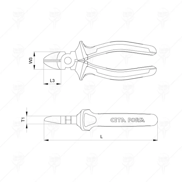 КЛЕЩИ РЕЗАЧКИ CETA-FORM