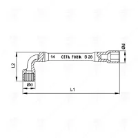 КЛЮЧ Г-ОБРАЗЕН CF