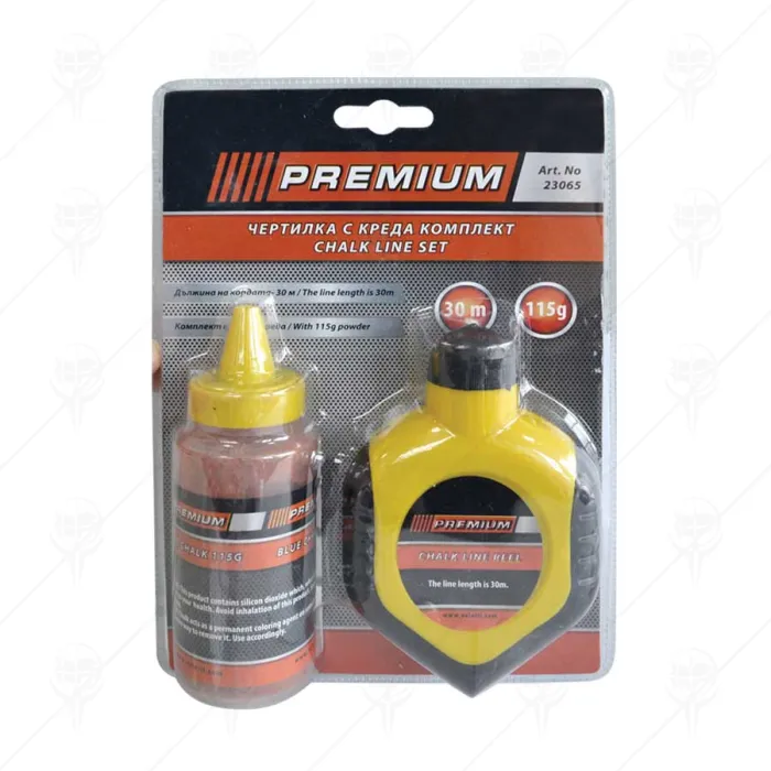 CHALK LINE SET 30M PREMIUM CHALK LINE SET 30M PREMIUM