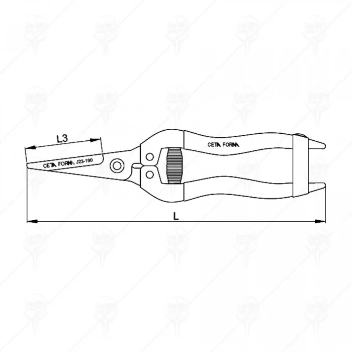 НОЖИЦА ЛОЗАРО-ГРАДИНАРСКА 190MM CETA-FORM НОЖИЦА ЛОЗАРО-ГРАДИНАРСКА 190MM CETA-FORM