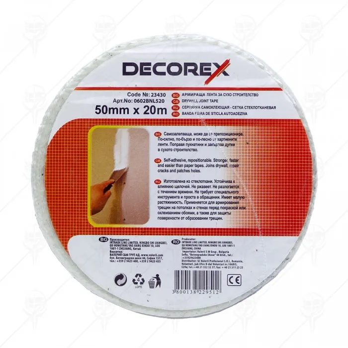 DRYWALL MESH TAPE DECOREX DRYWALL MESH TAPE DECOREX - valerii.com
