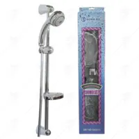 ДУШ СЛУШАЛКА 3 ФУНКЦИИ КОМПЛЕКТ С ТРЪБНА СТОЙКА И ШЛАУХ