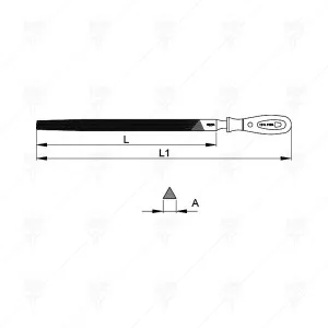 10"TAPER SAW FILE CF