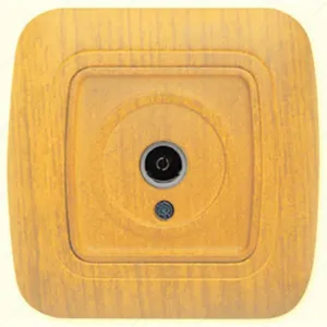 РОЗЕТКА ЗА КОАКСИАЛ GOKKU ДЪБ