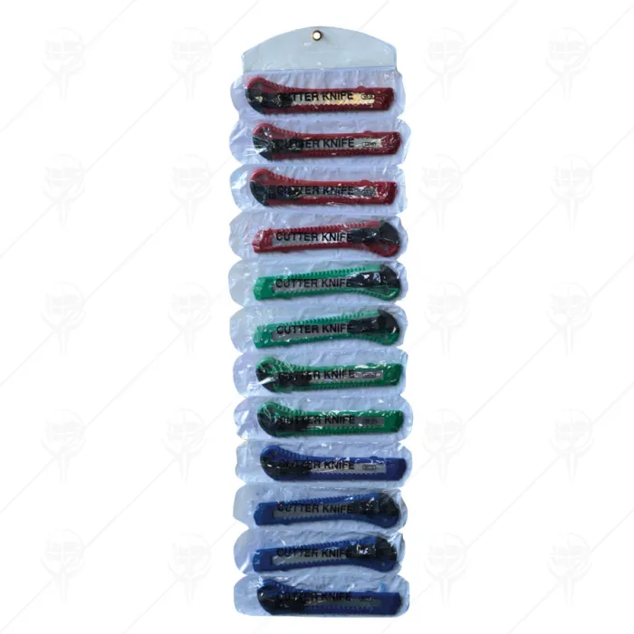 UTILITY KNIFE 18MM 12PCS/SET