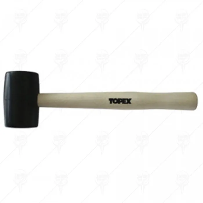 RUBBER HAMMER 340G Ф50 TOPEX RUBBER HAMMER 340G Ф50 TOPEX
