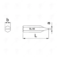 НАКРАЙНИК УДАРЕН 12X30MM CETA-FORM