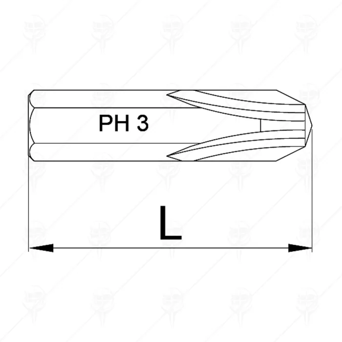 НАКРАЙНИК УДАРЕН PH2X30MM CETA-FORM