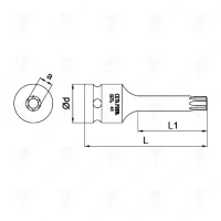 ВЛОЖКА 1/2 УДАРНА T70 CETA-FORM