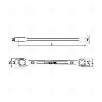 КЛЮЧ E-TORX CETA-FORM