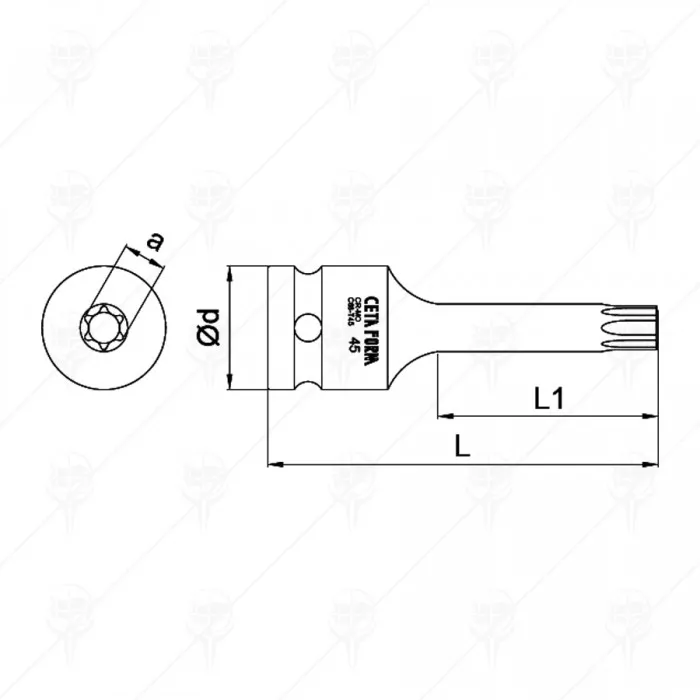 PLACA DE INSERTIE 1/2 DE IMPACT T80; C PLACA DE INSERTIE 1/2 DE IMPACT T80; C
