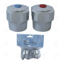 РЪКОХВАТКА ЗА СМЕСИТЕЛ ABS ХРОМ СИТЕН ШЛИЦ 2БРОЯ