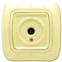 РОЗЕТКА ЗА КОАКСИАЛ GOKKU КРЕМ