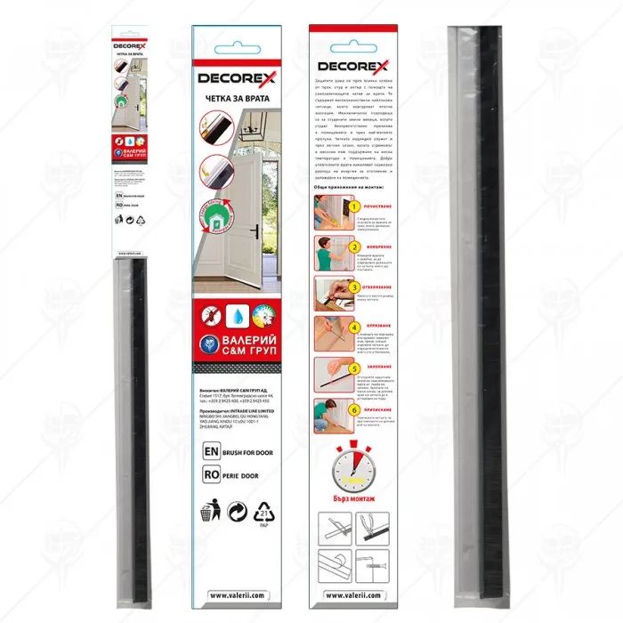 BRUSH FOR DOOR PVC HOLDER DECOREX BRUSH FOR DOOR PVC HOLDER DECOREX