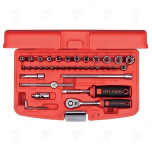 КОМПЛЕКТ ГЕДОРЕ  1/4 40 ЧАСТИ 4-13мм CETA-FORM