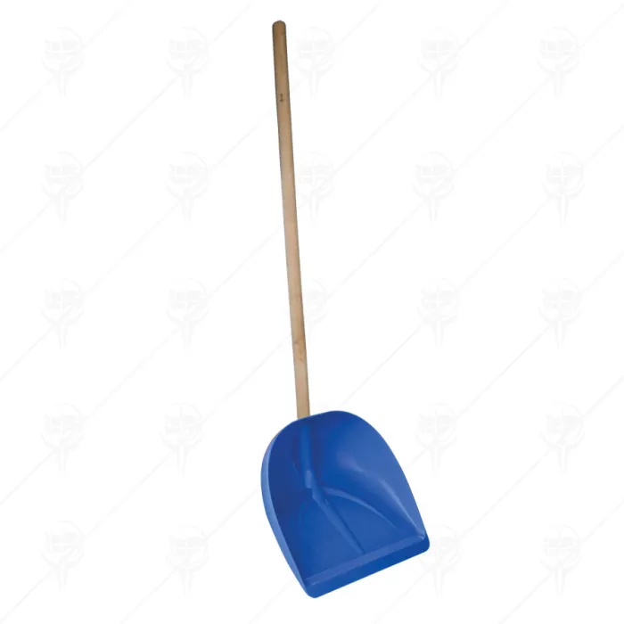 SNOW SHOVEL PP 37CM BLUE+HANDLE BG