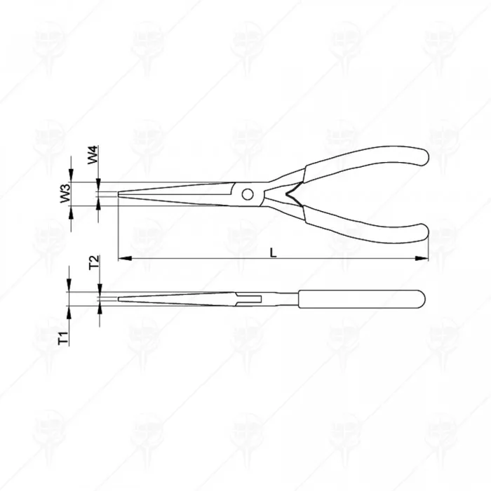 MICRO NEEDLE NOSE PLIERS 140MM CF MICRO NEEDLE NOSE PLIERS 140MM CF