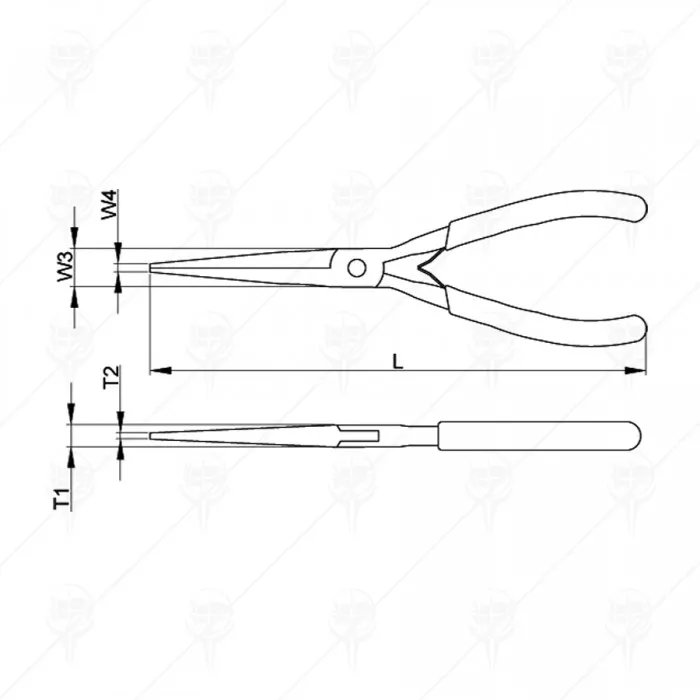 MICRO NEEDLE NOSE PLIERS 140MM CF MICRO NEEDLE NOSE PLIERS 140MM CF